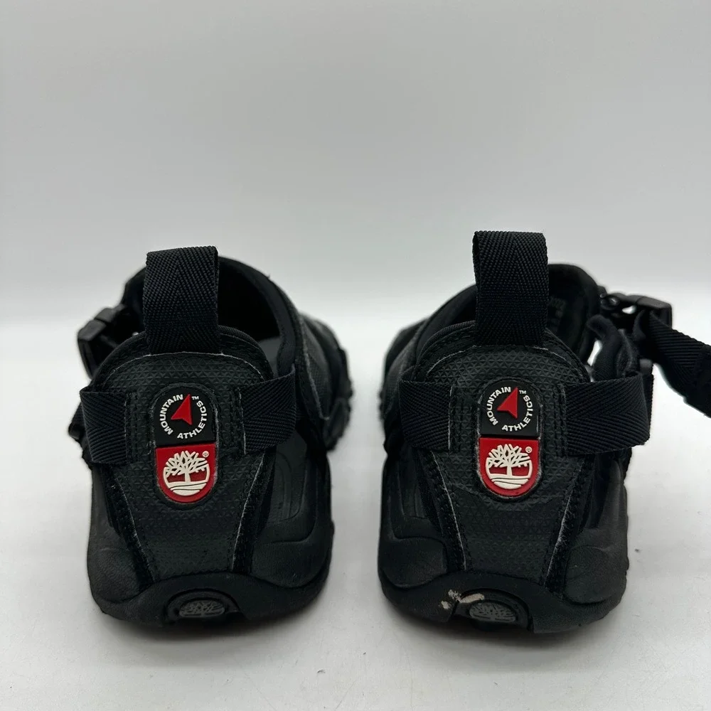 Timberland 30135 Mens Size 8M Black Mountain Granite Trail T-Back Hiking Sandals